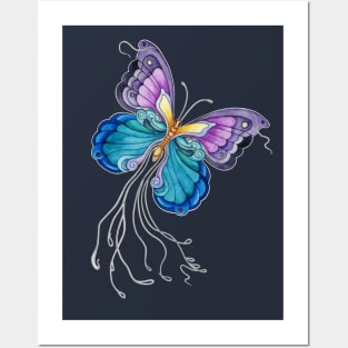 Fanciful Butterfly Posters and Art